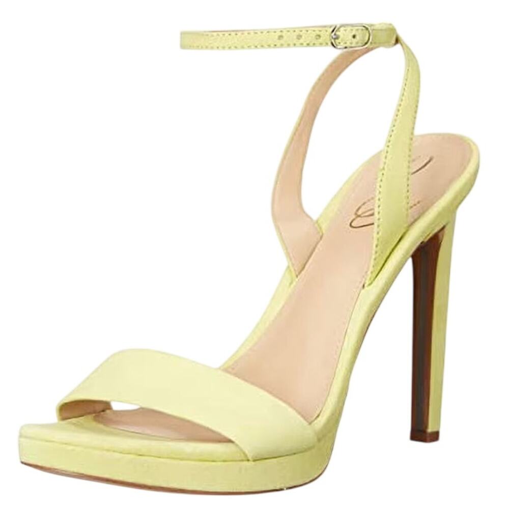 Sam Edelman Womens Jade Heeled Sandals Size 10 M Kiwi Green Suede NWOB